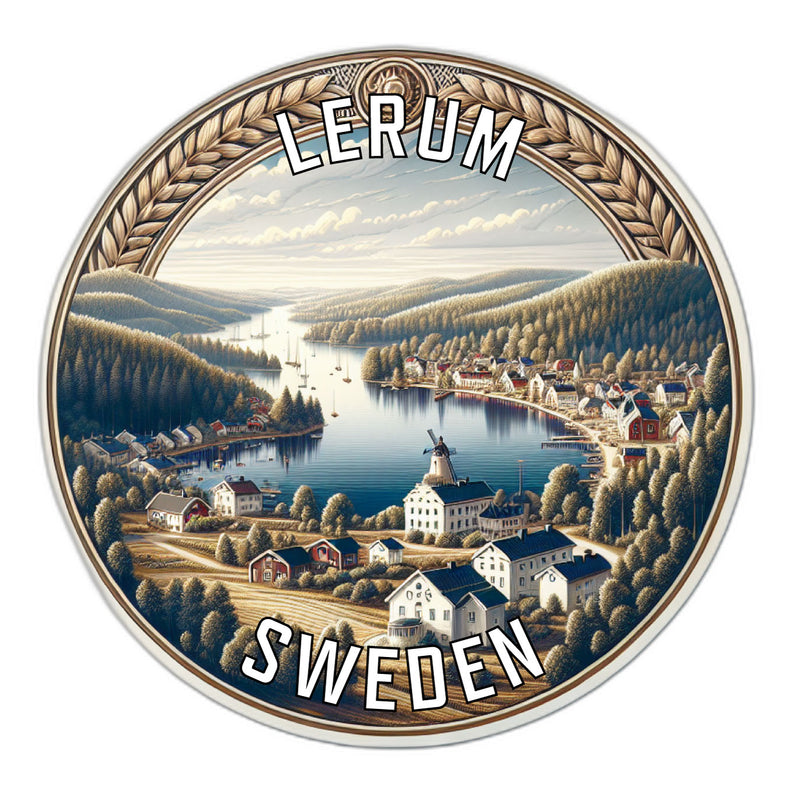Lerum Sweden Souvenir Vinyl Decal Sticker 2-Inch
