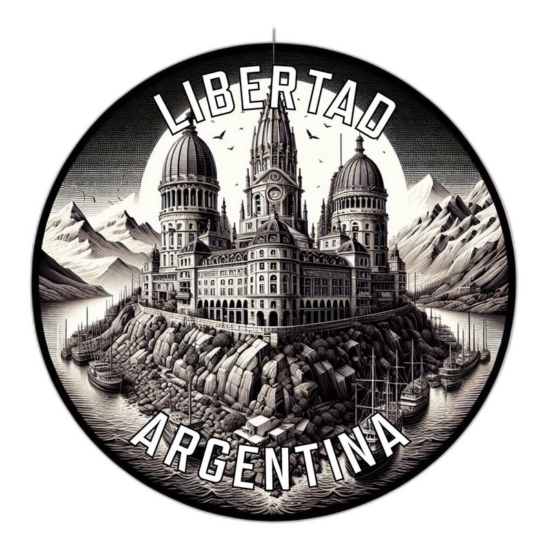 Libertad Argentina Souvenir Die Cut Flat Magnet 6-Inch