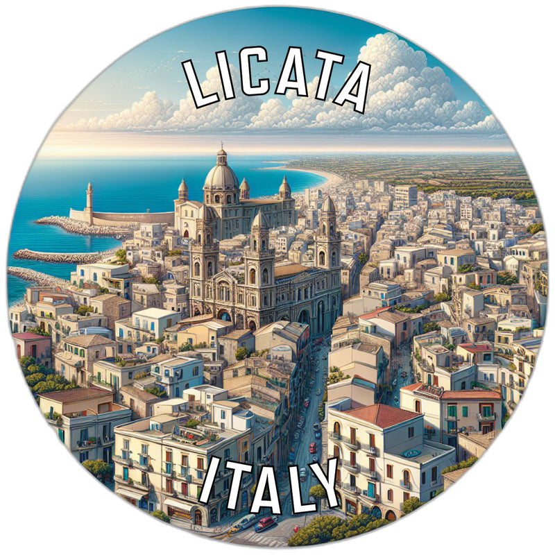 Licata Italy Souvenir Vinyl Decal Sticker 6-Inch