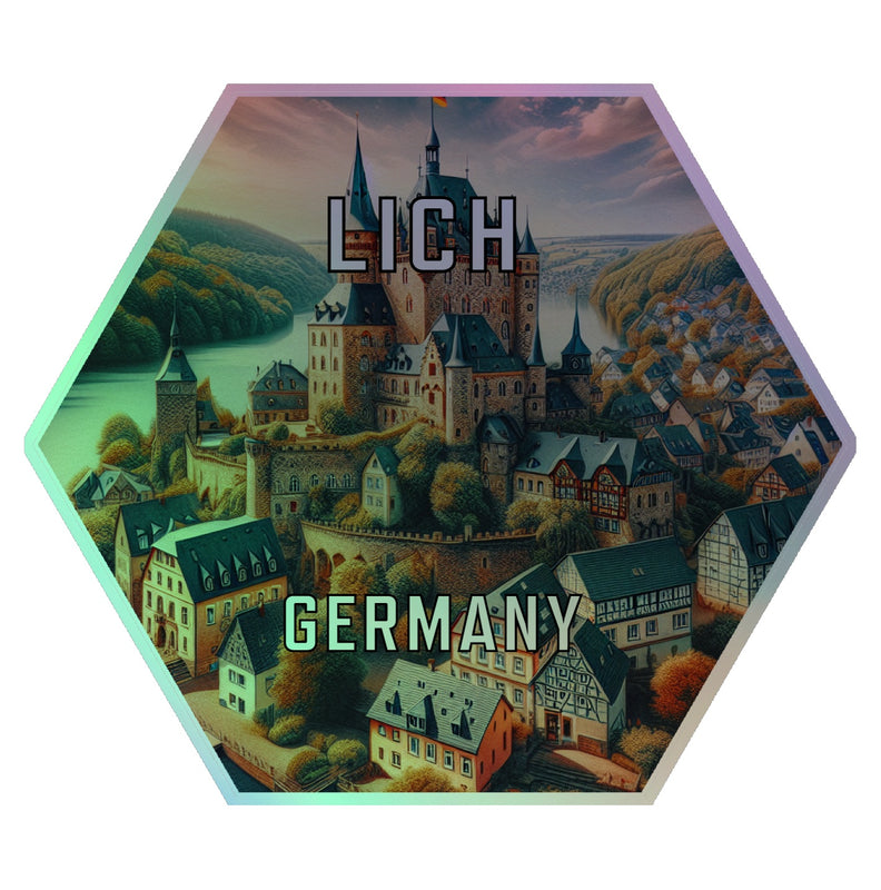 Lich Germany Souvenir Vinyl Decal Sticker 3-Inch