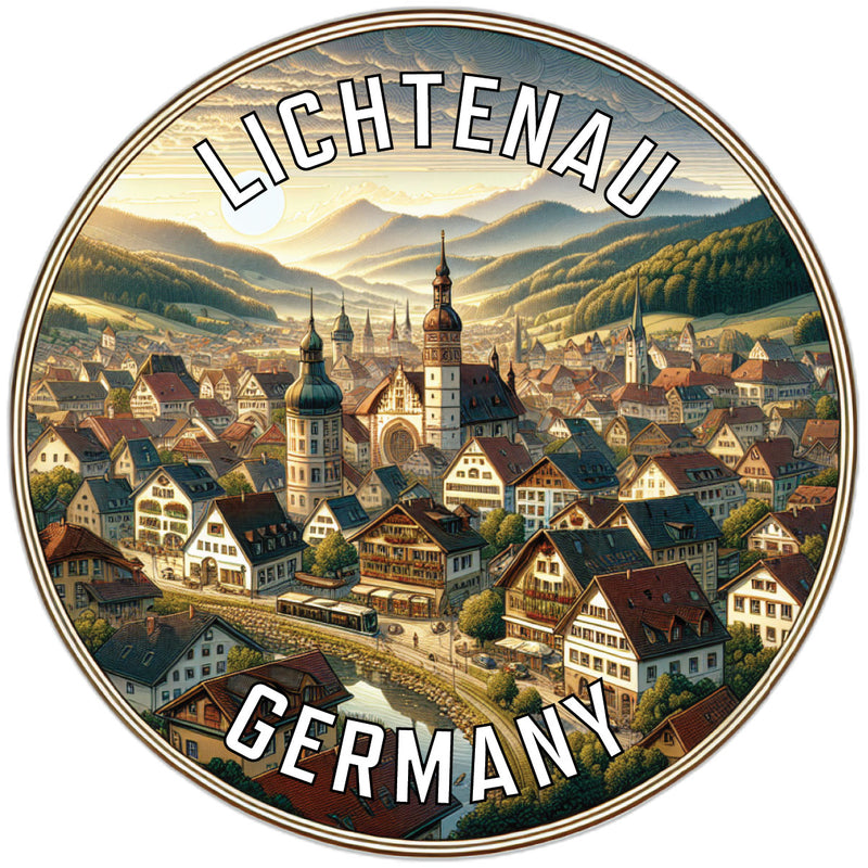 Lichtenau Germany Souvenir Vinyl Decal Sticker 3-Inch