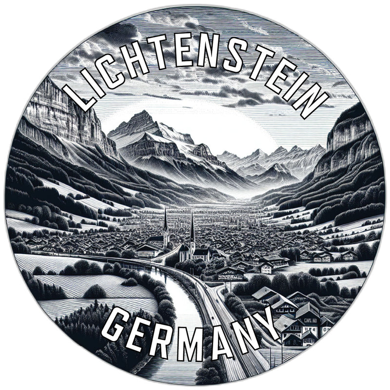 Lichtenstein Germany Souvenir Vinyl Decal Sticker 2-Inch