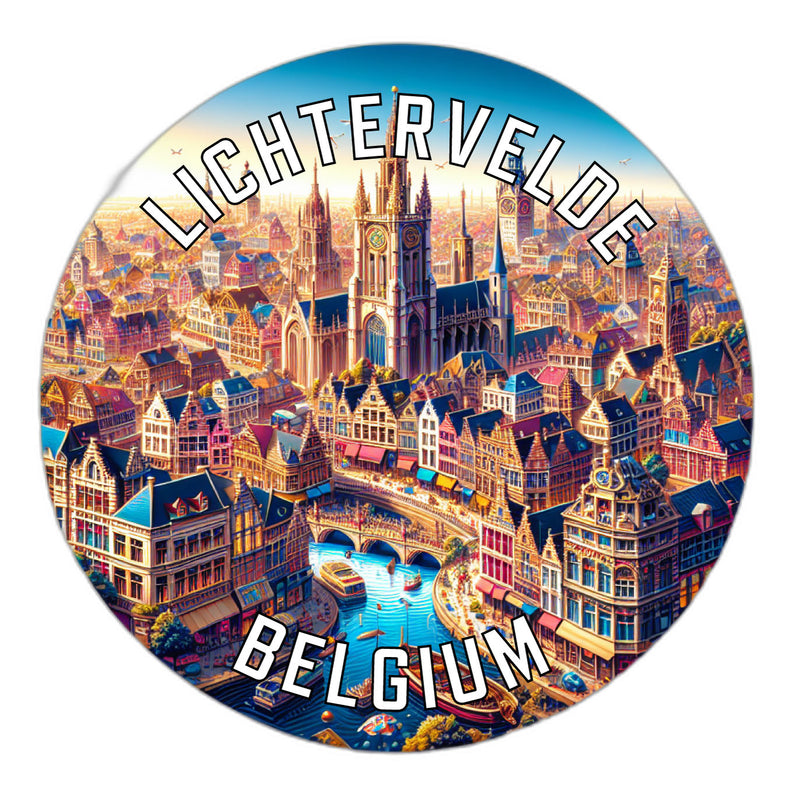 Lichtervelde Belgium Souvenir Vinyl Decal Sticker 2-Inch