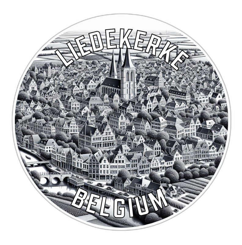 Liedekerke Belgium Souvenir Vinyl Decal Sticker 6-Inch