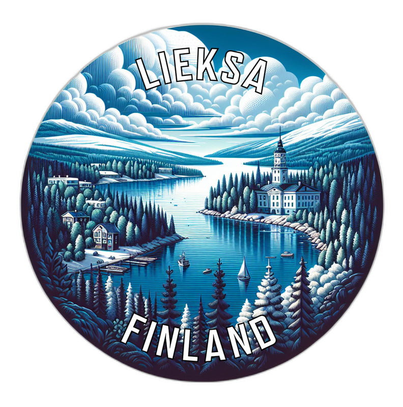 Lieksa Finland Souvenir Vinyl Decal Sticker 2-Inch