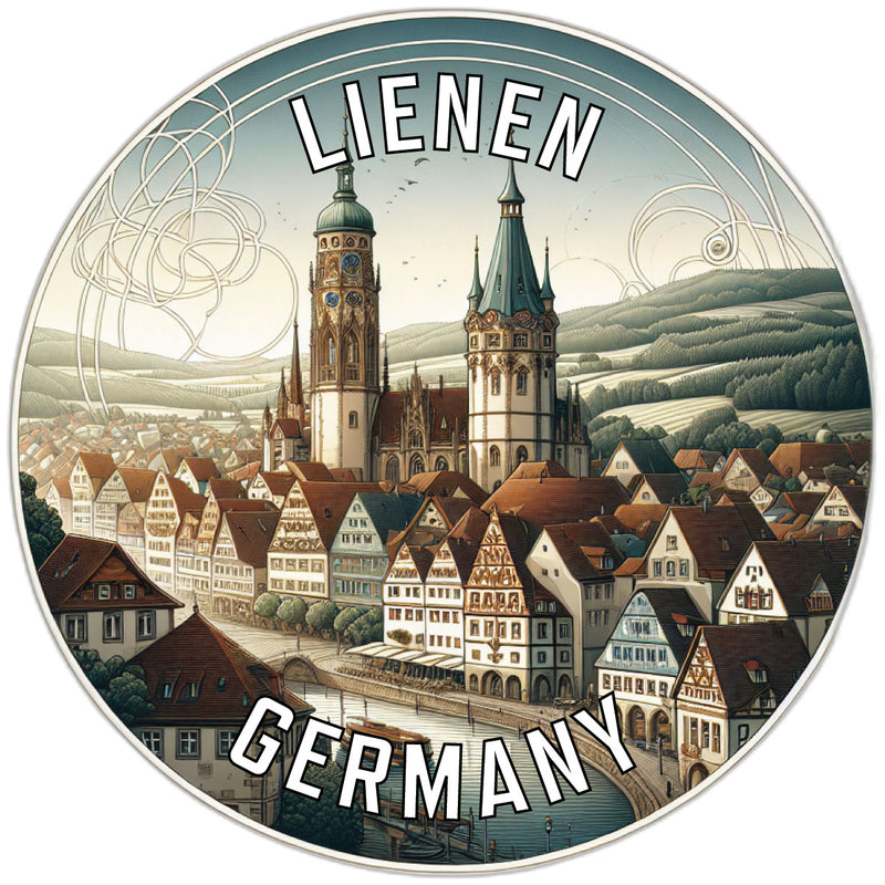 Lienen Germany Souvenir Vinyl Decal Sticker 6-Inch