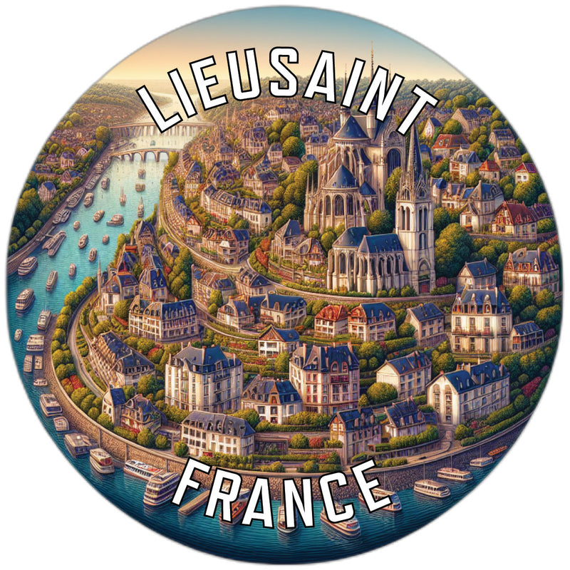 Lieusaint France Souvenir Vinyl Decal Sticker 6-Inch