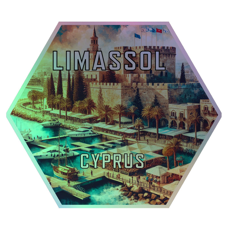 Limassol Cyprus Souvenir Vinyl Decal Sticker 2-Inch