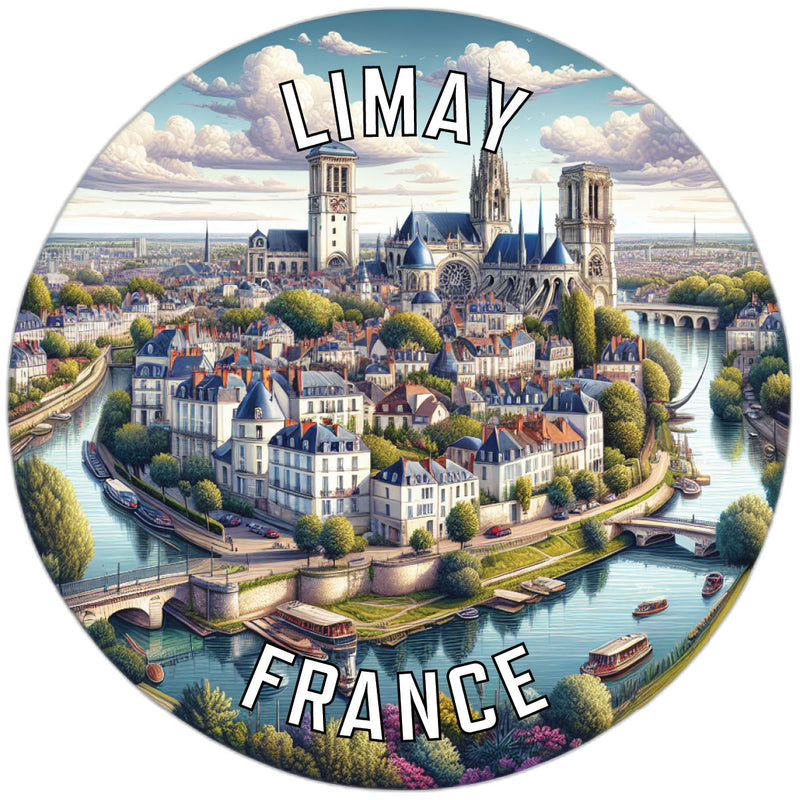 Limay France Souvenir Vinyl Decal Sticker 6-Inch