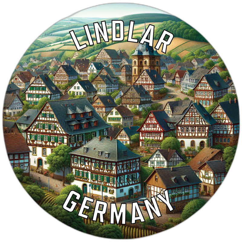 Lindlar Germany Souvenir Vinyl Decal Sticker 2-Inch