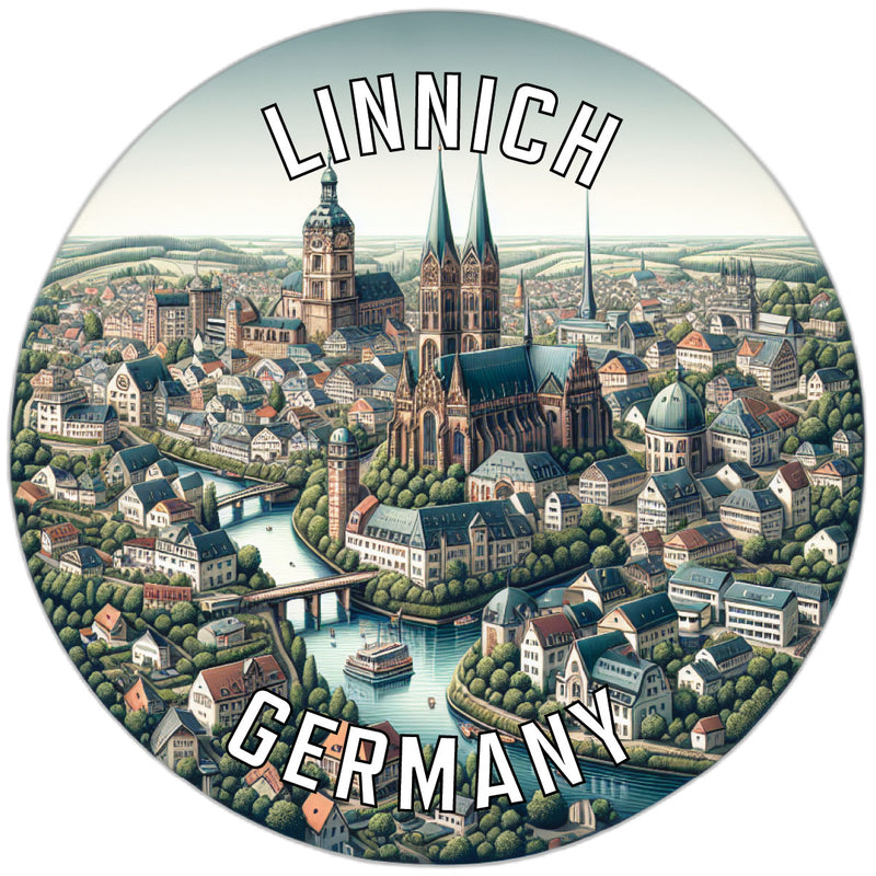 Linnich Germany Souvenir Vinyl Decal Sticker 2-Inch
