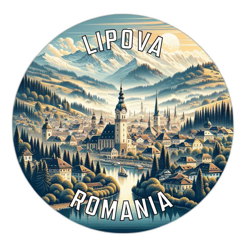 Lipova Romania Souvenir Vinyl Decal Sticker 6-Inch