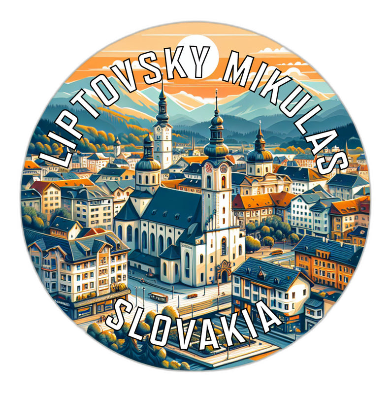 Liptovsky Mikulas Slovakia Souvenir Vinyl Decal Sticker 2-Inch