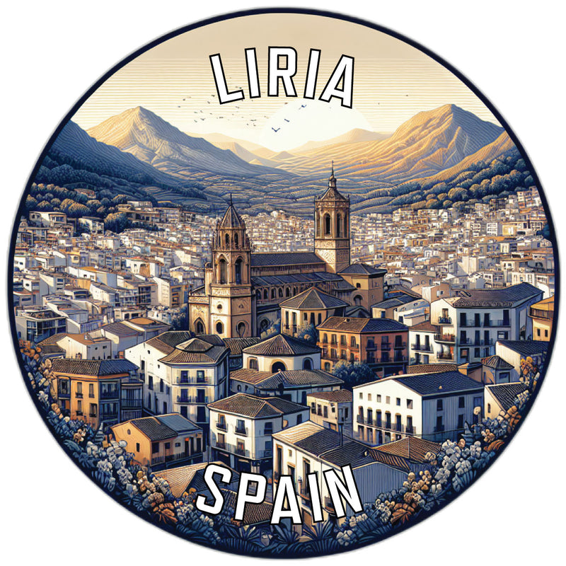 Liria Spain Souvenir Vinyl Decal Sticker 2-Inch