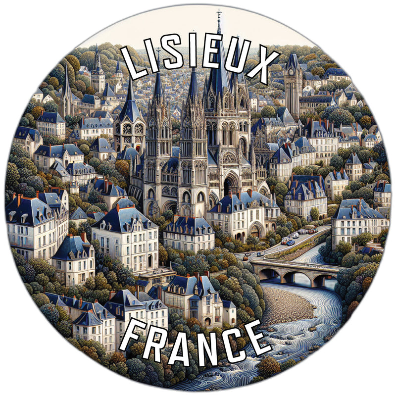 Lisieux France Souvenir Vinyl Decal Sticker 2-Inch