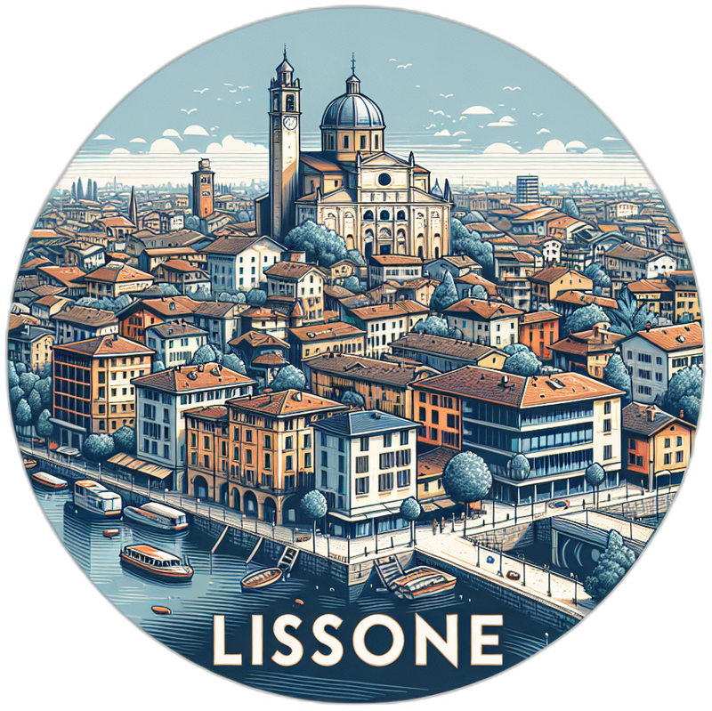 Lissone Italy Souvenir Vinyl Decal Sticker 2-Inch