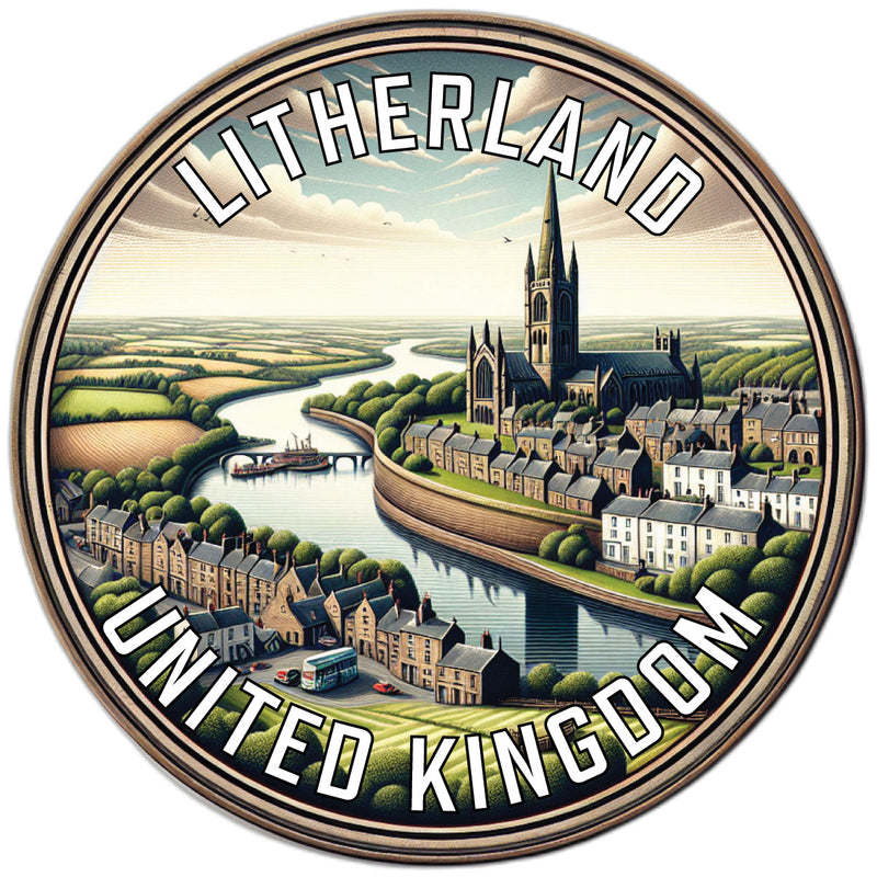 Litherland United Kingdom Souvenir Vinyl Decal Sticker 2-Inch