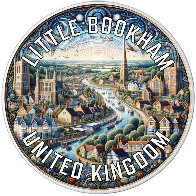 Little Bookham United Kingdom Souvenir Vinyl Decal Sticker 6-Inch