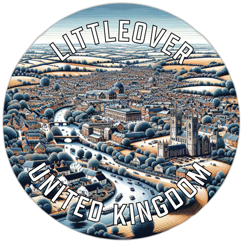 Littleover United Kingdom Souvenir Vinyl Decal Sticker 6-Inch