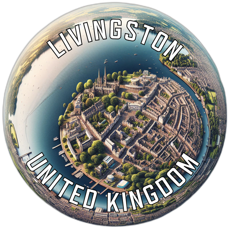 Livingston United Kingdom Souvenir Vinyl Decal Sticker 2-Inch