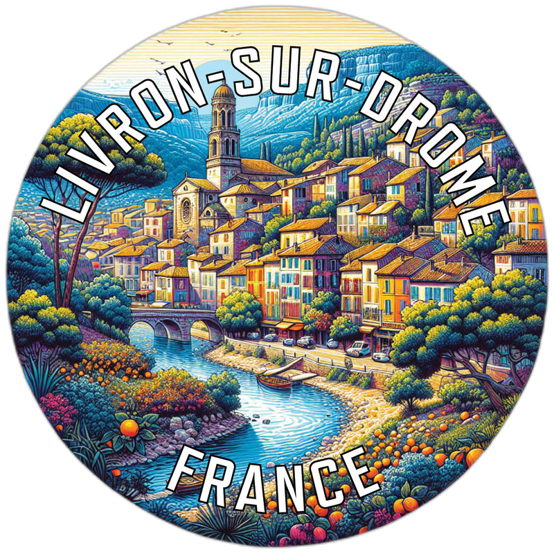 Livron sur Drome France Souvenir Vinyl Decal Sticker 6-Inch