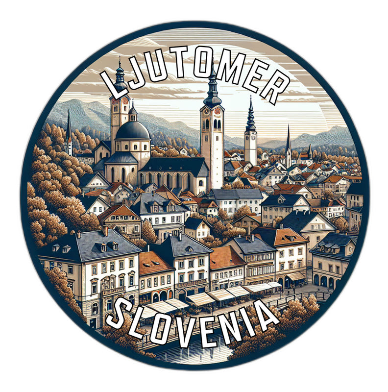 Ljutomer Slovenia Souvenir Vinyl Decal Sticker 6-Inch
