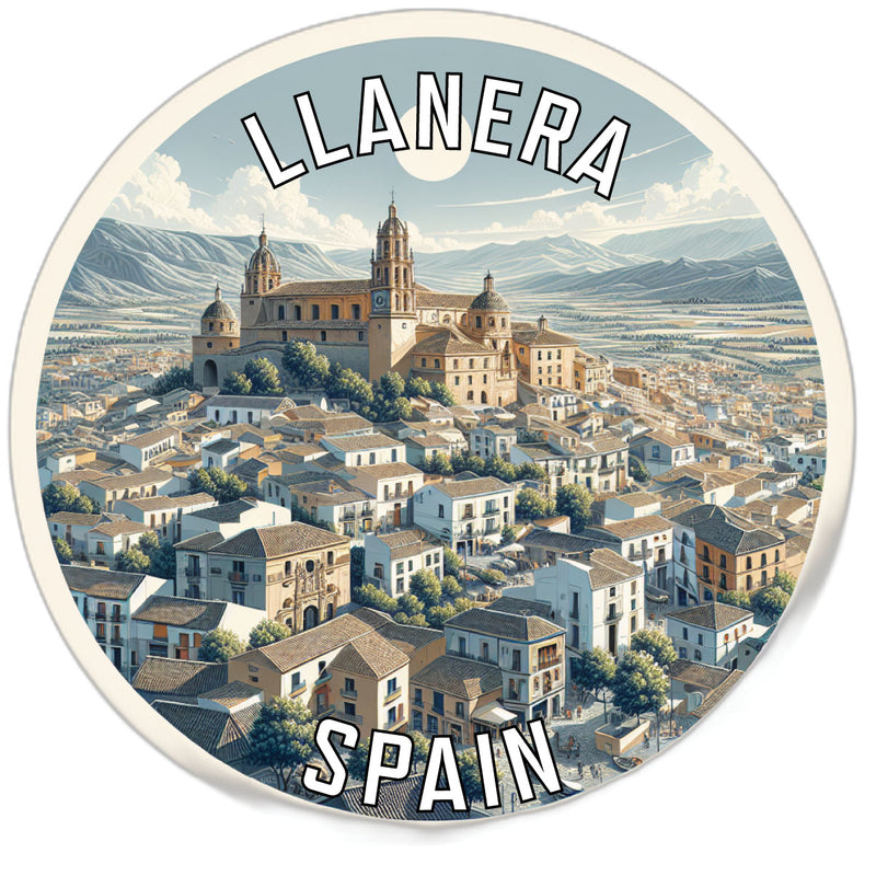 Llanera Spain Souvenir Vinyl Decal Sticker 6-Inch