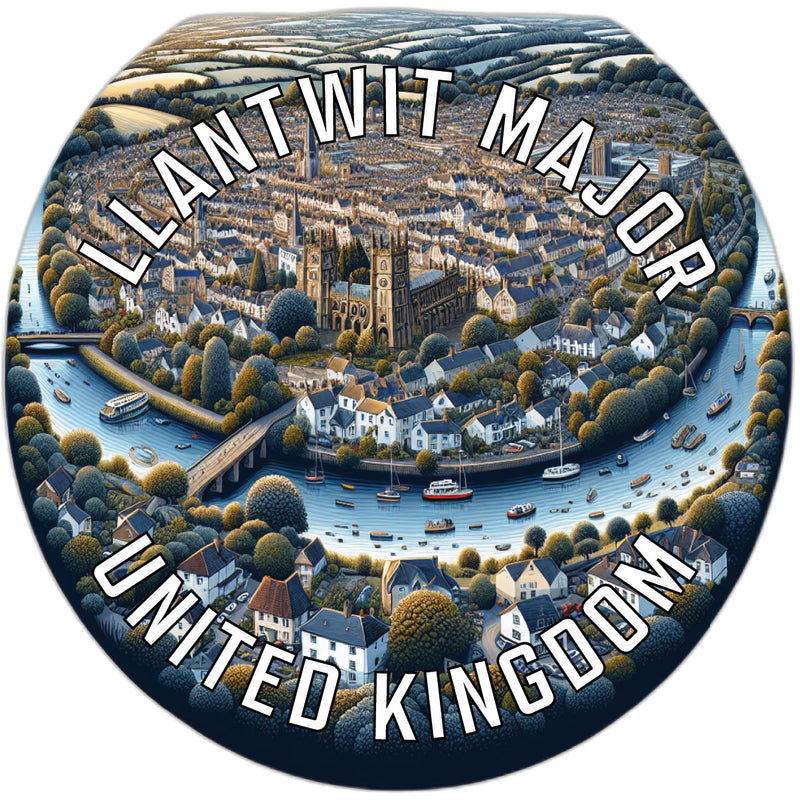 Llantwit Major United Kingdom Souvenir Vinyl Decal Sticker 2-Inch