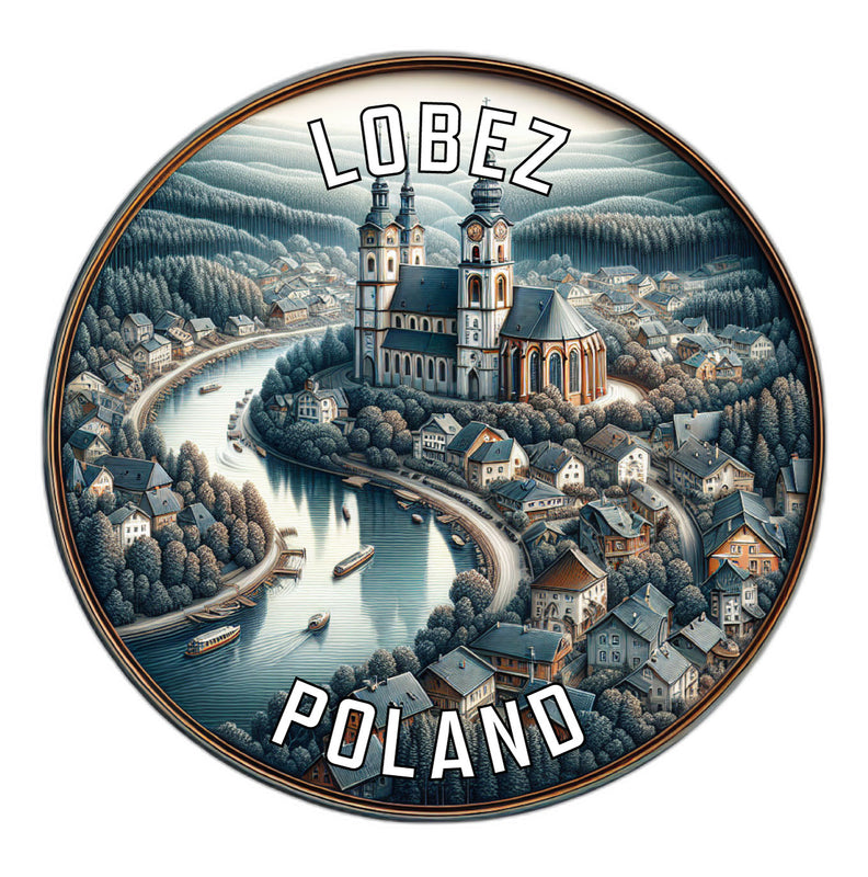 Lobez Poland Souvenir Vinyl Decal Sticker 2-Inch