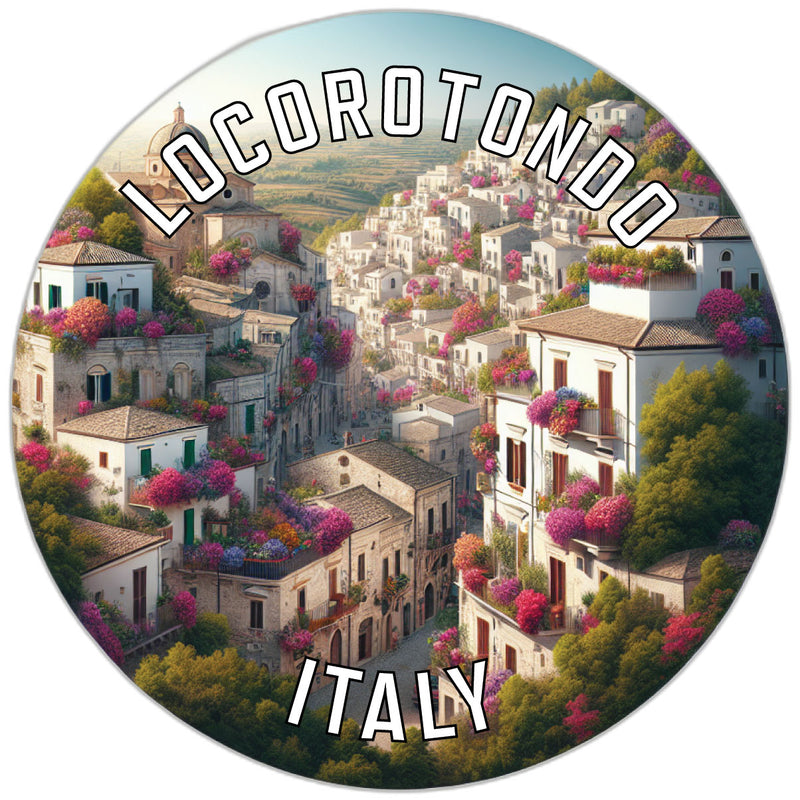 Locorotondo Italy Souvenir Vinyl Decal Sticker 2-Inch