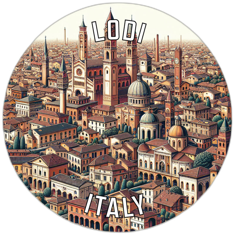 Lodi Italy Souvenir Vinyl Decal Sticker 2-Inch