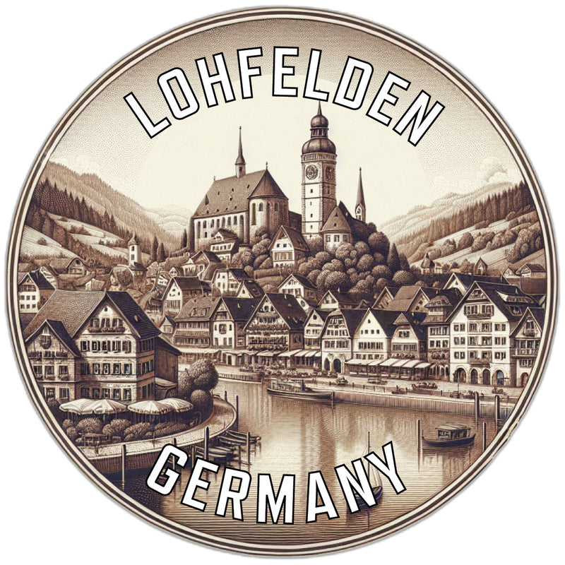 Lohfelden Germany Souvenir Vinyl Decal Sticker 2-Inch
