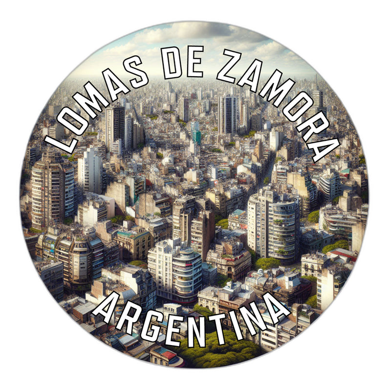 Lomas de Zamora Argentina Souvenir Die Cut Flat Magnet 2-Inch