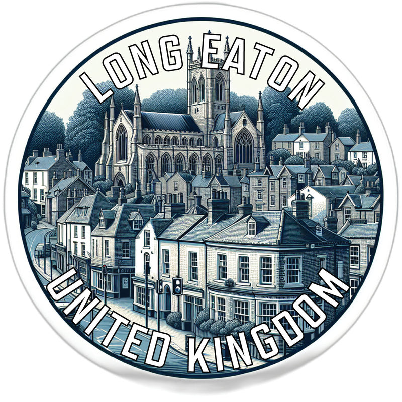 Long Eaton United Kingdom Souvenir Vinyl Decal Sticker 6-Inch