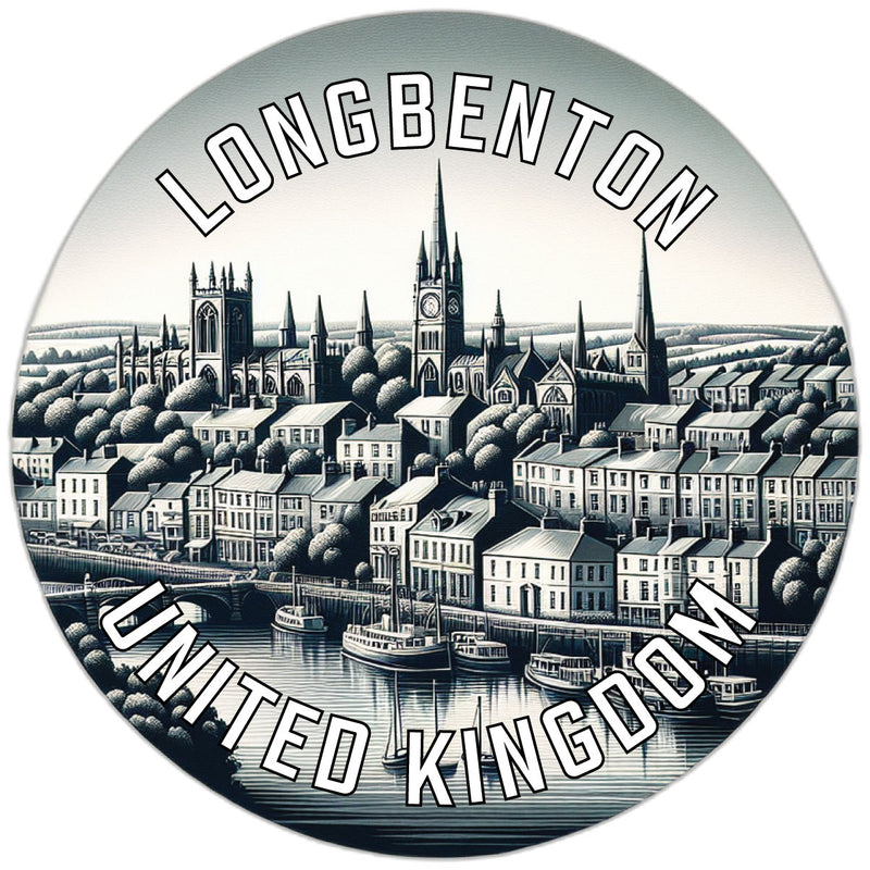 Longbenton United Kingdom Souvenir Vinyl Decal Sticker 2-Inch