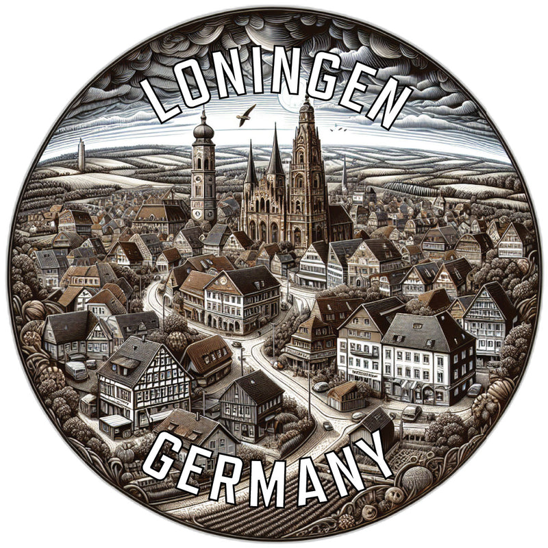 Loningen Germany Souvenir Vinyl Decal Sticker 2-Inch