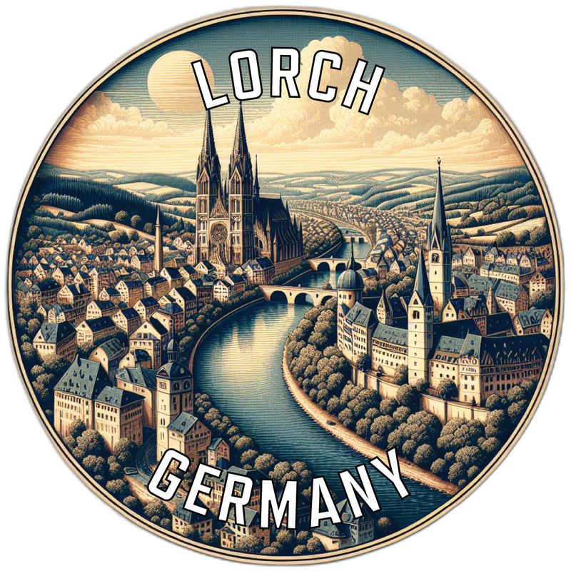 Lorch Germany Souvenir Vinyl Decal Sticker 6-Inch
