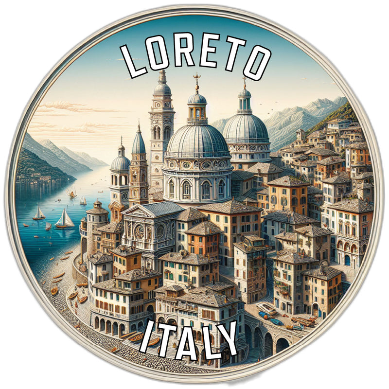 Loreto Italy Souvenir Vinyl Decal Sticker 2-Inch