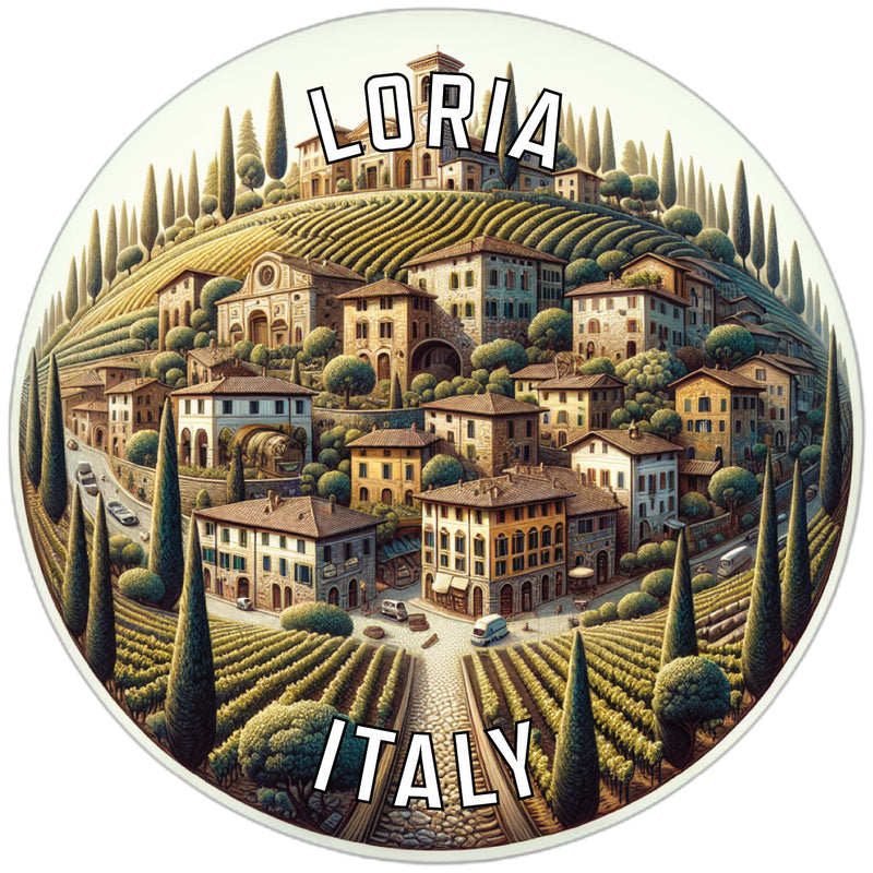 Loria Italy Souvenir Vinyl Decal Sticker 6-Inch