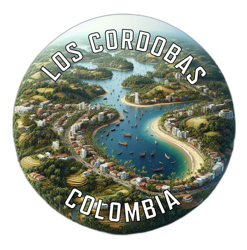 Los Cordobas Colombia Souvenir Vinyl Decal Sticker 6-Inch