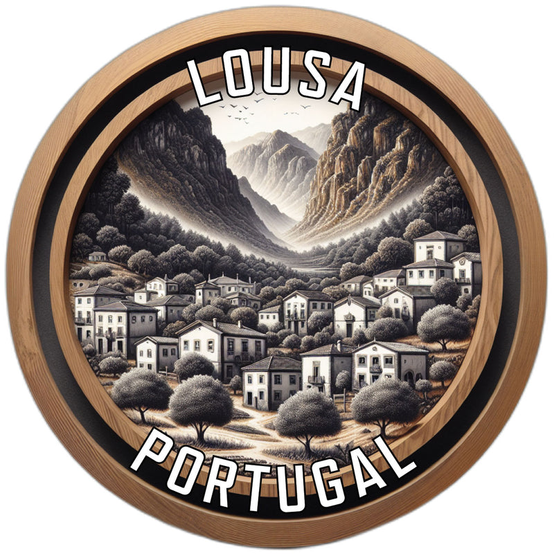 Lousa Portugal Souvenir Vinyl Decal Sticker 6-Inch