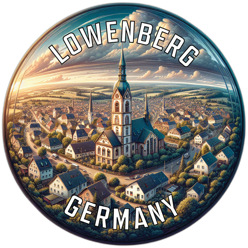 Lowenberg Germany Souvenir Vinyl Decal Sticker 6-Inch