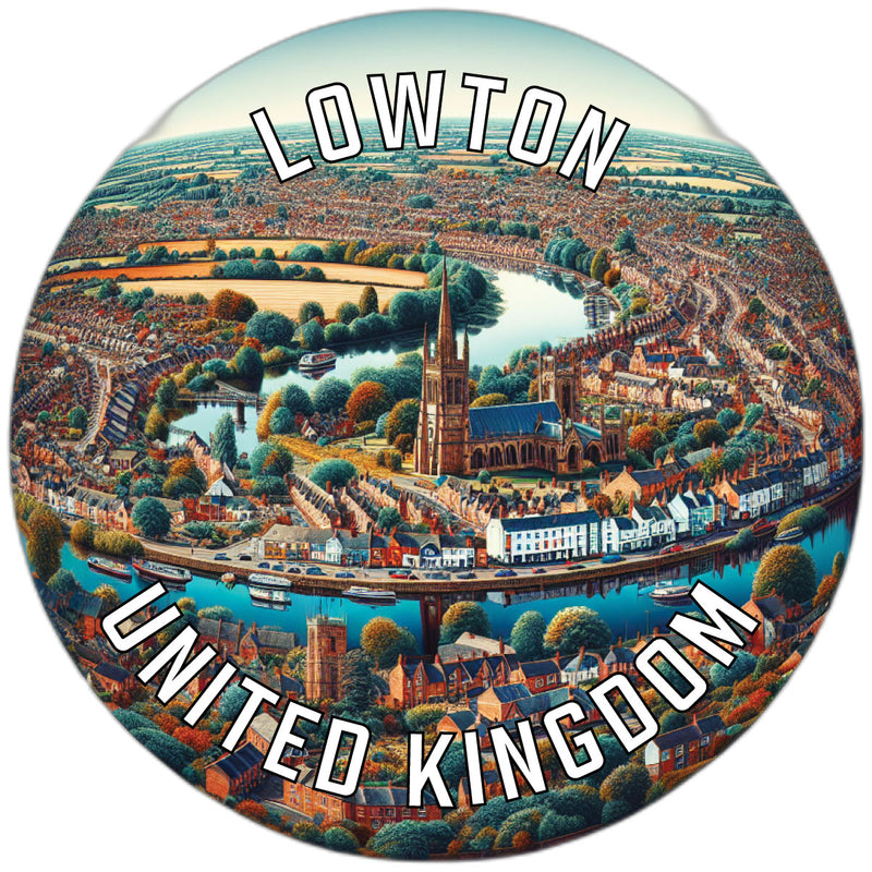 Lowton United Kingdom Souvenir Vinyl Decal Sticker 2-Inch
