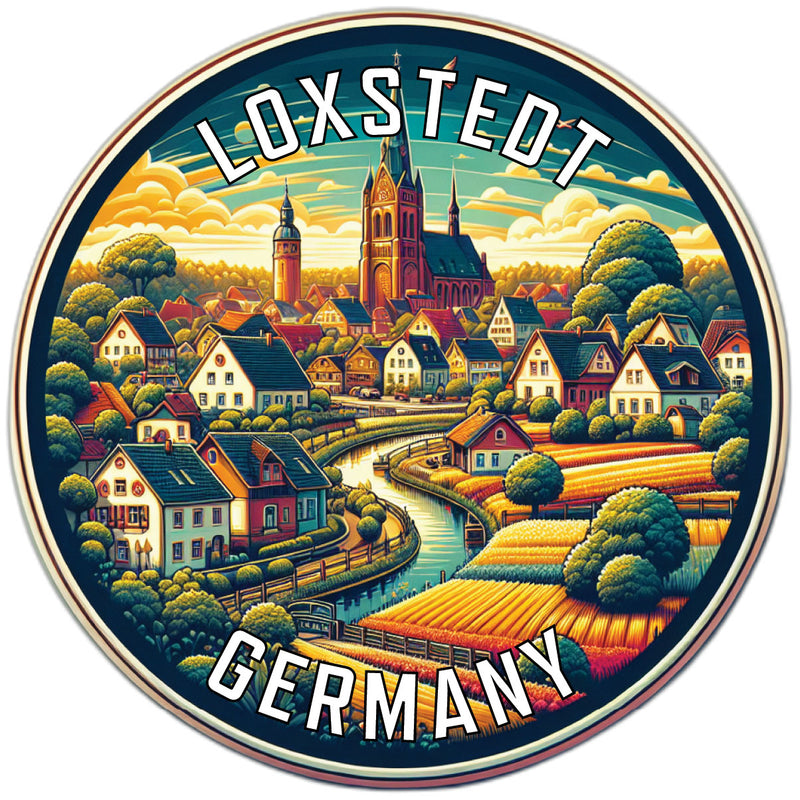 Loxstedt Germany Souvenir Vinyl Decal Sticker 6-Inch