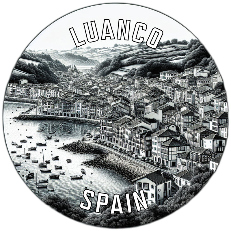 Luanco Spain Souvenir Vinyl Decal Sticker 2-Inch