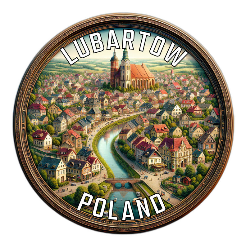 Lubartow Poland Souvenir Vinyl Decal Sticker 2-Inch