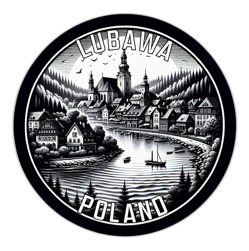 Lubawa Poland Souvenir Vinyl Decal Sticker 6-Inch