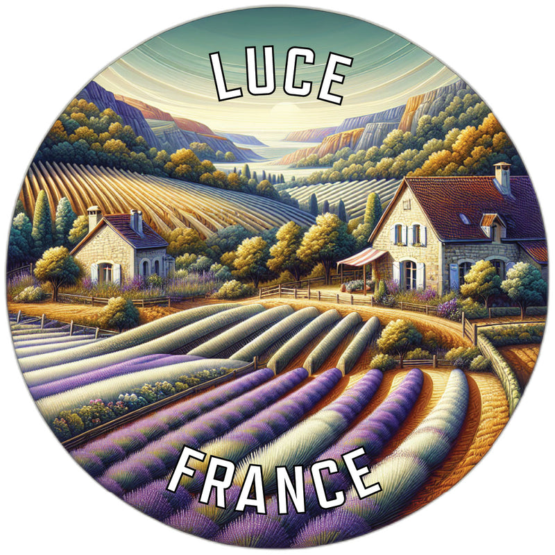 Luce France Souvenir Vinyl Decal Sticker 6-Inch