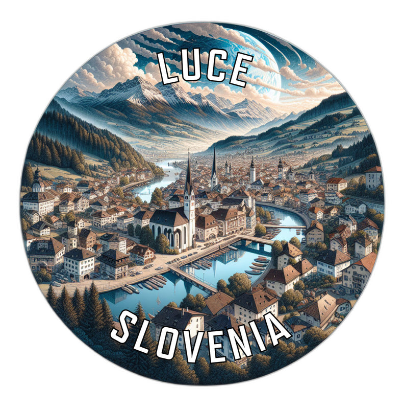 Luce Slovenia Souvenir Vinyl Decal Sticker 6-Inch