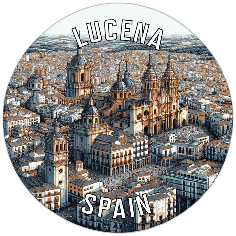 Lucena Spain Souvenir Vinyl Decal Sticker 2-Inch